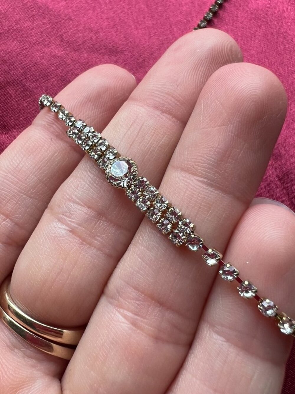 3 Piece Rhinestone Jewelry Set - Picture 5 of 8